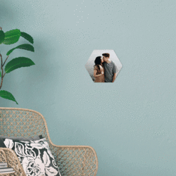 smartphoto Aluminiumtavlor Hexagoner Galleri (Set om 4)