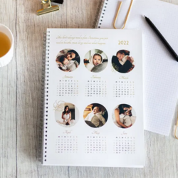 smartphoto Anteckningsbok med kalender A4