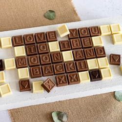 smartphoto Choklad med text 60 bitar
