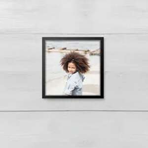 smartphoto Svart ram 40 x 40 cm