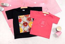 smartphoto T-shirt barn rosa 3 – 4 år